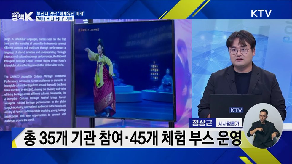 부산서 만난 '세계유산 미래'···'역대 최고·최다' 기록