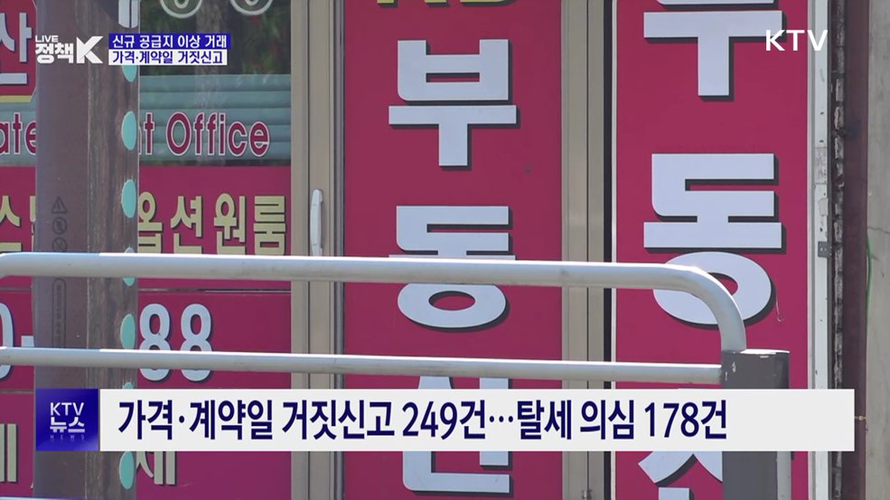 수도권 신규 공급지 점검···위법 의심행위 457건 적발