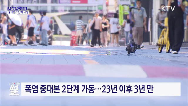 온열질환자 급증···중대본 2단계 가동