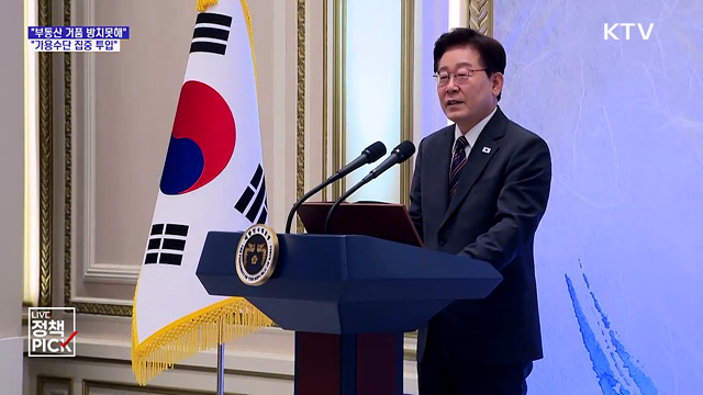 "부동산 거품 더 방치못해···가용수단 집중 투입"