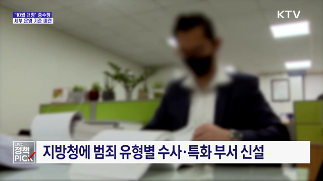 중수청 운영 기준 확정···2천874명 규모로 출범