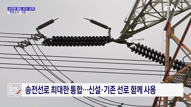 송전망 철탑 40% 줄이고 '햇빛소득' 지원