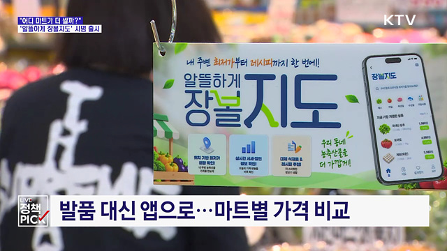 "어디 마트가 더 쌀까?"···'알뜰하게 장볼지도' 시범 출시