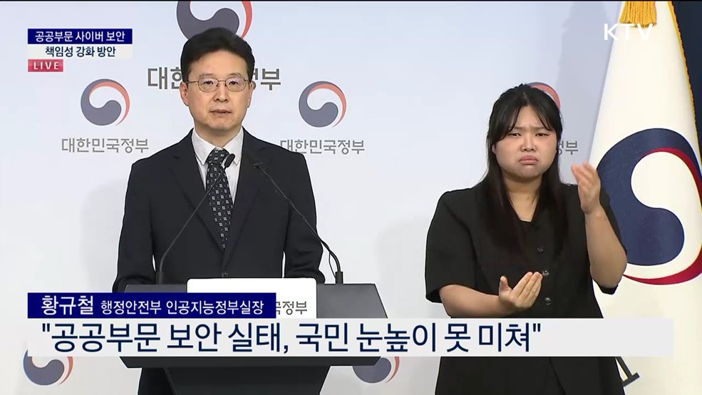 공공부문 사이버보안 책임성 강화 방안