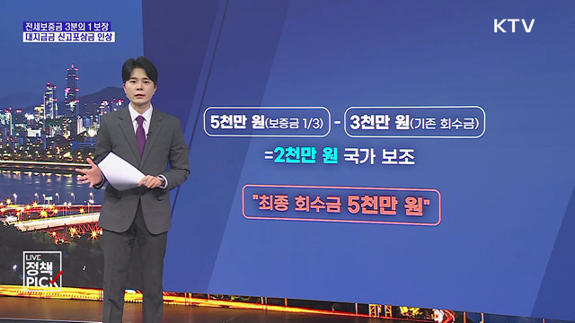 전세보증금 3분의 1 보장···대지급금 신고포상금 인상