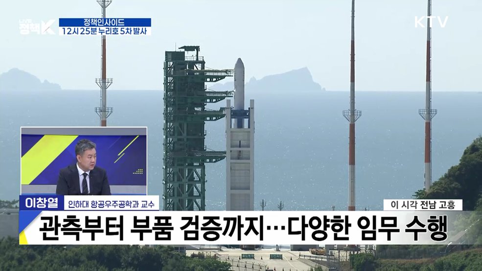 '국내 첫 군집위성 발사' 도전···누리호 5차 발사
