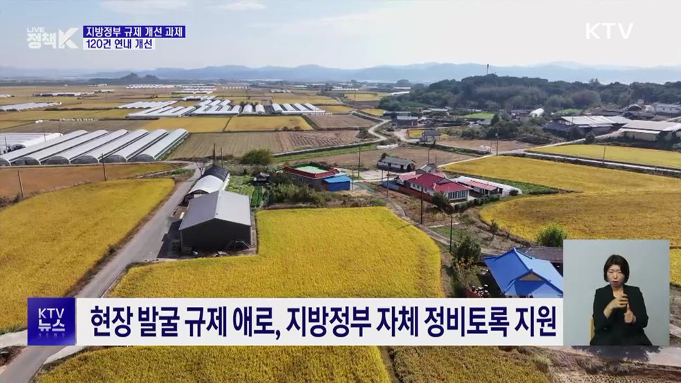 지방정부 규제 개선 과제 발굴···120건 연내 개선