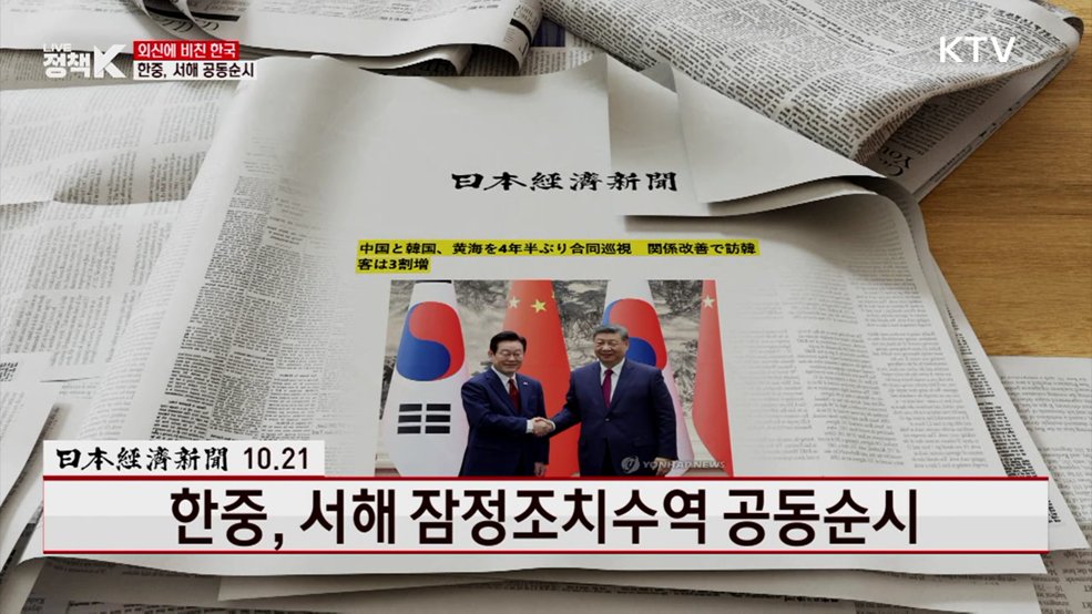 한중, 서해 잠정조치수역 공동순시 [외신에 비친 한국]