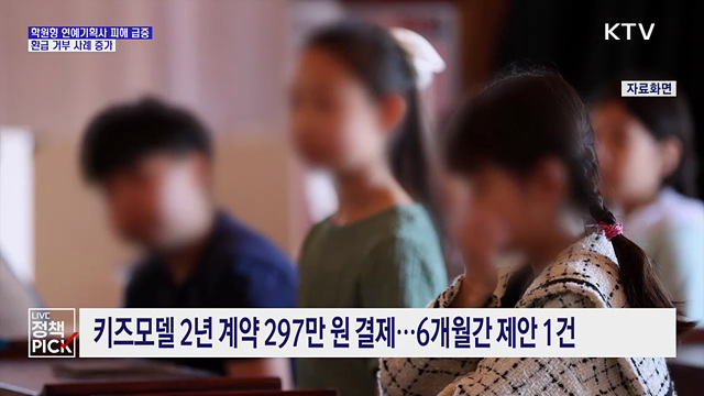 키즈모델 꿈 노려 고액 계약···'학원형 연예기획사' 피해 급증