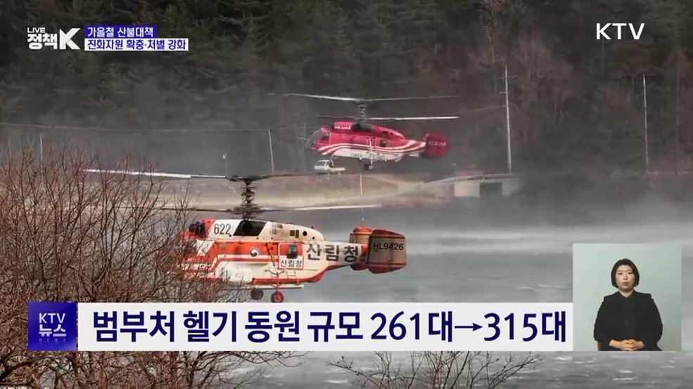 산불 진화차 3.7배 확충···야간 대응력 강화