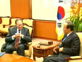 송민순 외교, 버시바우 대사 접견