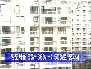 “고가 2주택 양도실효세율 최고 6배”