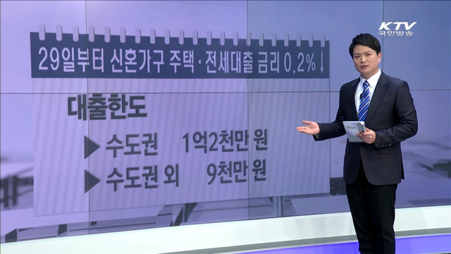29일부터 신혼가구 주택전세대출 금리 0.2% 하락 [e정책뉴스]