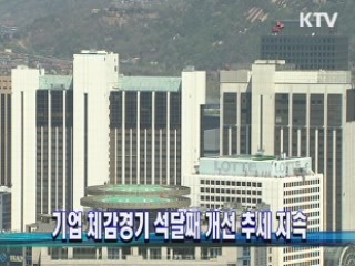 기업 체감경기 석달째 개선 추세 지속