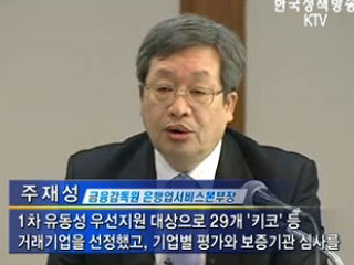 '키코’ 피해기업 지원 본격가동
