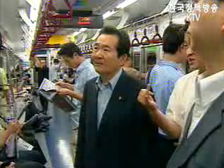 순간포착 - 환경부·건교부·산자부 장관 승용차 요일제