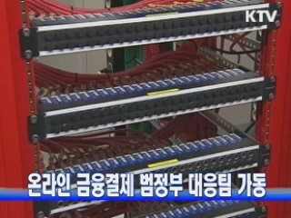 온라인 금융결제 범정부 대응팀 가동