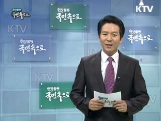 사유지에 무단으로 들어선 공영 주차장