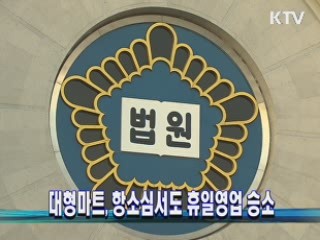 대형마트, 항소심서도 휴일영업 승소