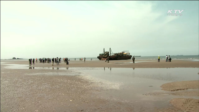 한미연합 해안양륙 군수지원 훈련…부유식부두 첫 성공