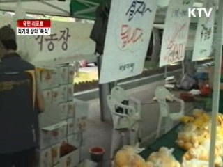 과천 직거래 장터 '북적' [국민리포트]