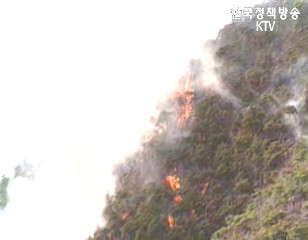 설 연휴 건조, 산불 발생 위험 커