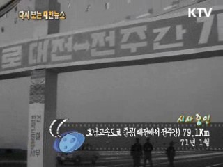 호남고속도로 준공(대전에서 전주간)79.1Km(71‘)  이미지