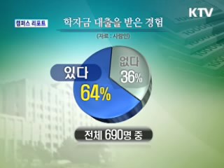 학자금 대출로 등골 휜다