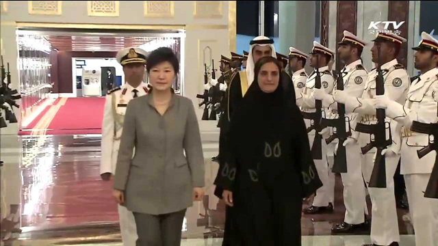 박 대통령, UAE 도착…오늘 오후 정상회담