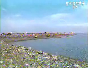 새만금 끝막이 성공 현장