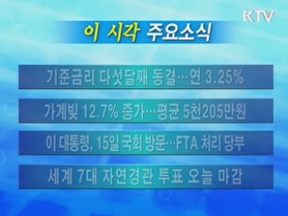 이 시각 주요소식(단신)