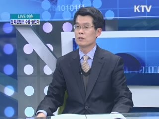 K-pop에서 K-culture로! 문화콘텐츠 수출 늘린다 [LIVE 이슈]