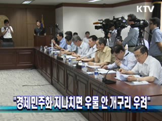"경제민주화 지나치면 우물 안 개구리 우려"