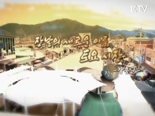 장날의 새로운 이름 토요 시장 - 전라남도 장흥군