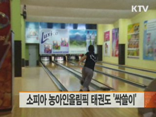 소피아 농아인올림픽 태권도 '싹쓸이'