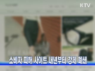 소비자 피해 사이트 내년부터 강제 폐쇄