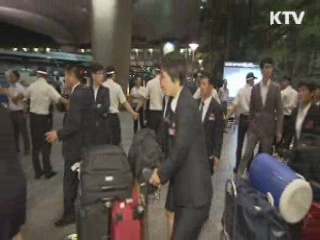 북한 여자축구팀 8년 만에 방한