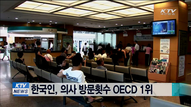 한국인, 의사 방문횟수 OECD 1위
