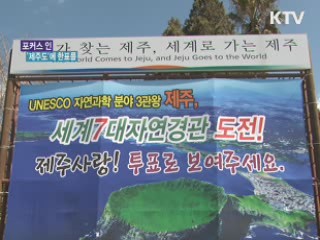세계 7대 자연경관, 제주도에 한표를