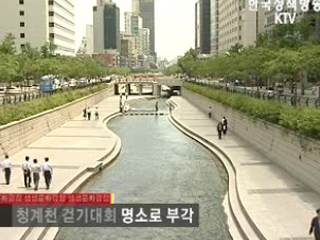 청계천 걷기대회 명소로 부각