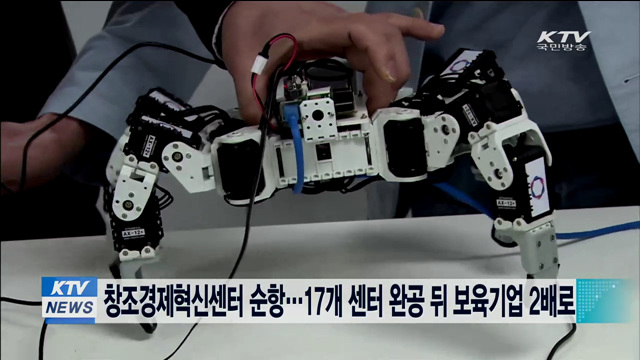 창조경제센터 순항…17개 센터 완공 뒤 보육기업 2배로