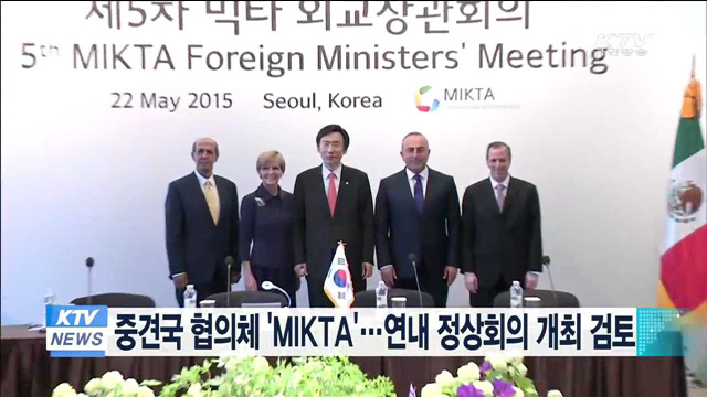 중견국 협의체 '믹타'…연내 정상회의 개최 검토