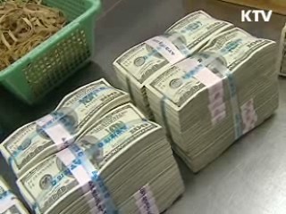 외환보유액 사상 최대폭 증가