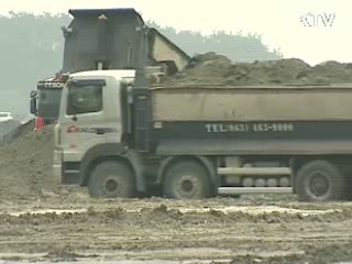 새만금, 매립공사 진행중