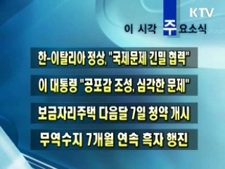 이 시각 주요소식(단신)