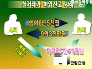 실거래가 허위신고 93명 적발