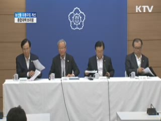 농산물 유통구조 개선 종합대책 브리핑