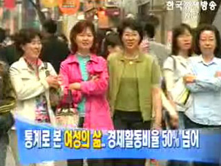 통계로 본 여성의 삶, 경제활동비율 50% 넘어