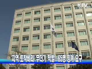 '지역 토착비리' 무더기 적발···65명 징계 요구