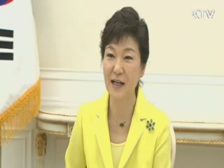 박 대통령, 마우러 국제적십자위원회 총재 접견